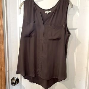 Maurices Womens sleeveless, sheer blouse, size XL